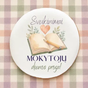 Dovanėlė mokytojui "Su Mokytojų diena!"