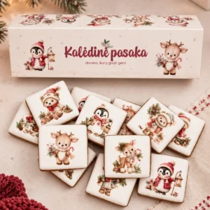 Kalėdinė pasaka, 12 meduolių dėžutėje